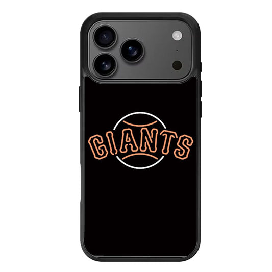 San Francisco Giants Black iPhone 17 Pro Max Case