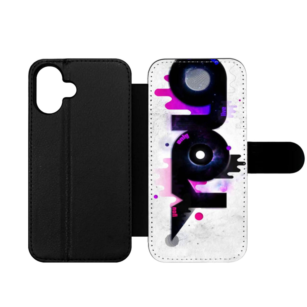 Say Yolo You Only Live Once 01 Wallet iPhone Case
