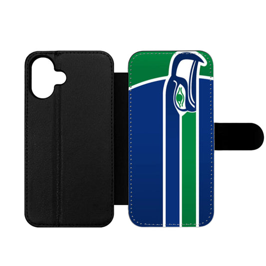 Seattle Seahawks Design Wallet iPhone Case