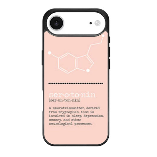 Serotonin Molecule iPhone Air Case
