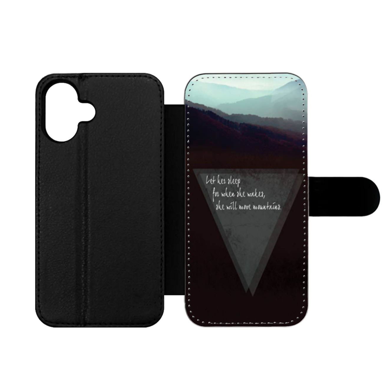 She Will Move Mountains Wallet iPhone Case
