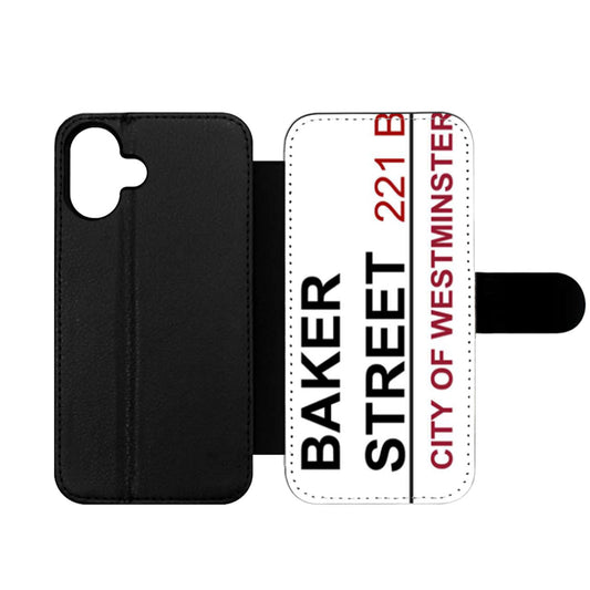 Sherlock Address Baker St 221B Wallet iPhone Case