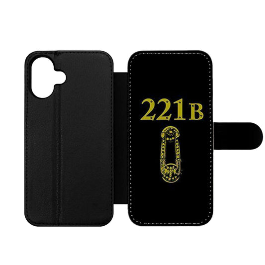 Sherlock Holmes Door Two Wallet iPhone Case