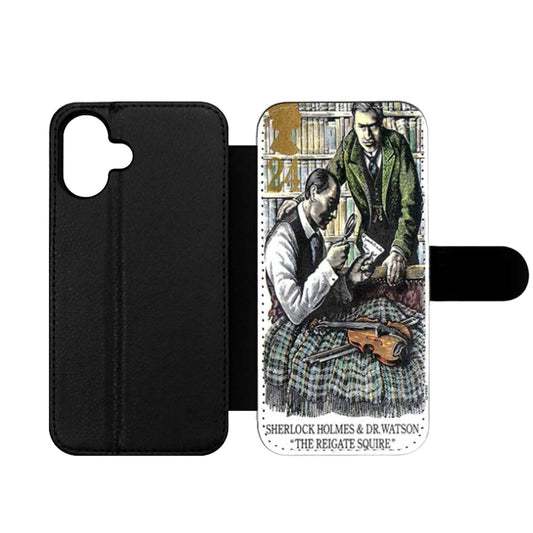 Sherlock Holmes Posts Stamp Wallet iPhone Case