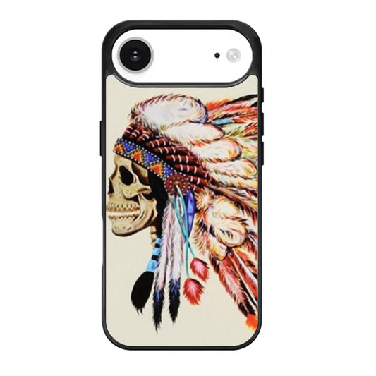 Skull Indian Chief Feather iPhone Air Case