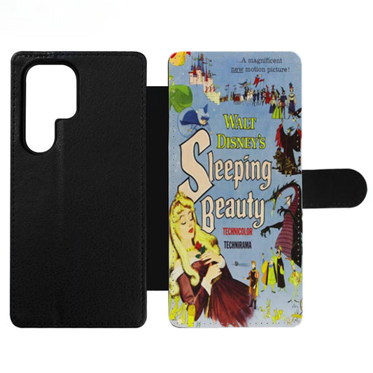 Sleeping Beauty Inspired Disney Poster Wallet Samsung Case