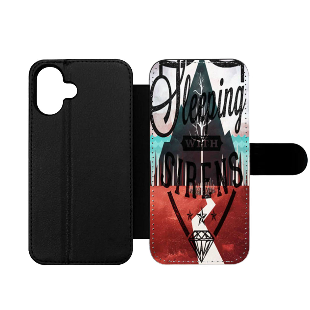 Sleeping With Sirens Symbol Wallet iPhone Case