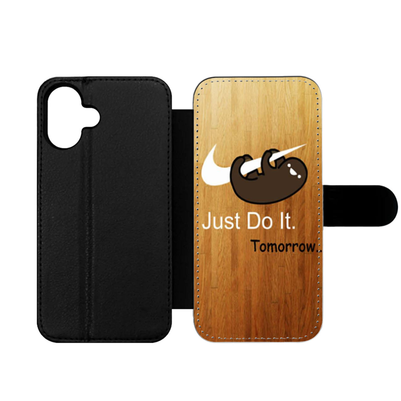 Sloth Just Do It Wallet iPhone Case
