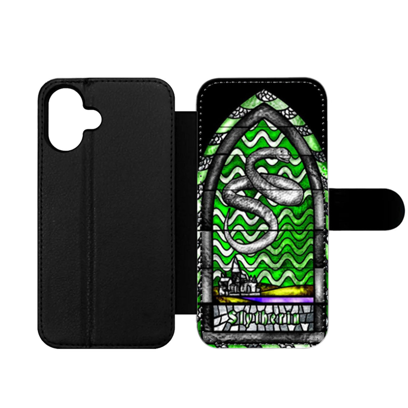 Slytherin Crest Wallet iPhone Case