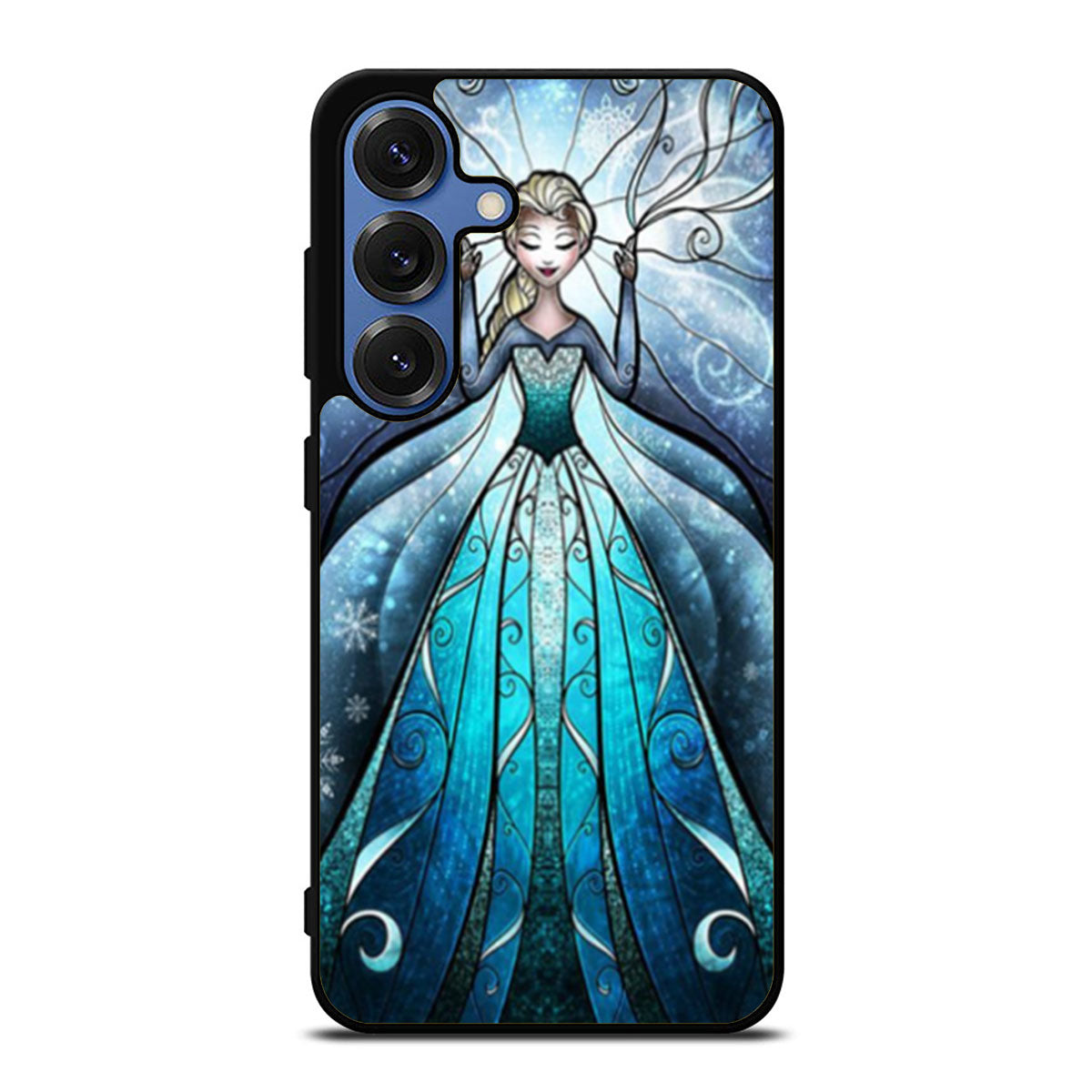 Snow Queen Stained Glass Samsung S25 Ultra Case