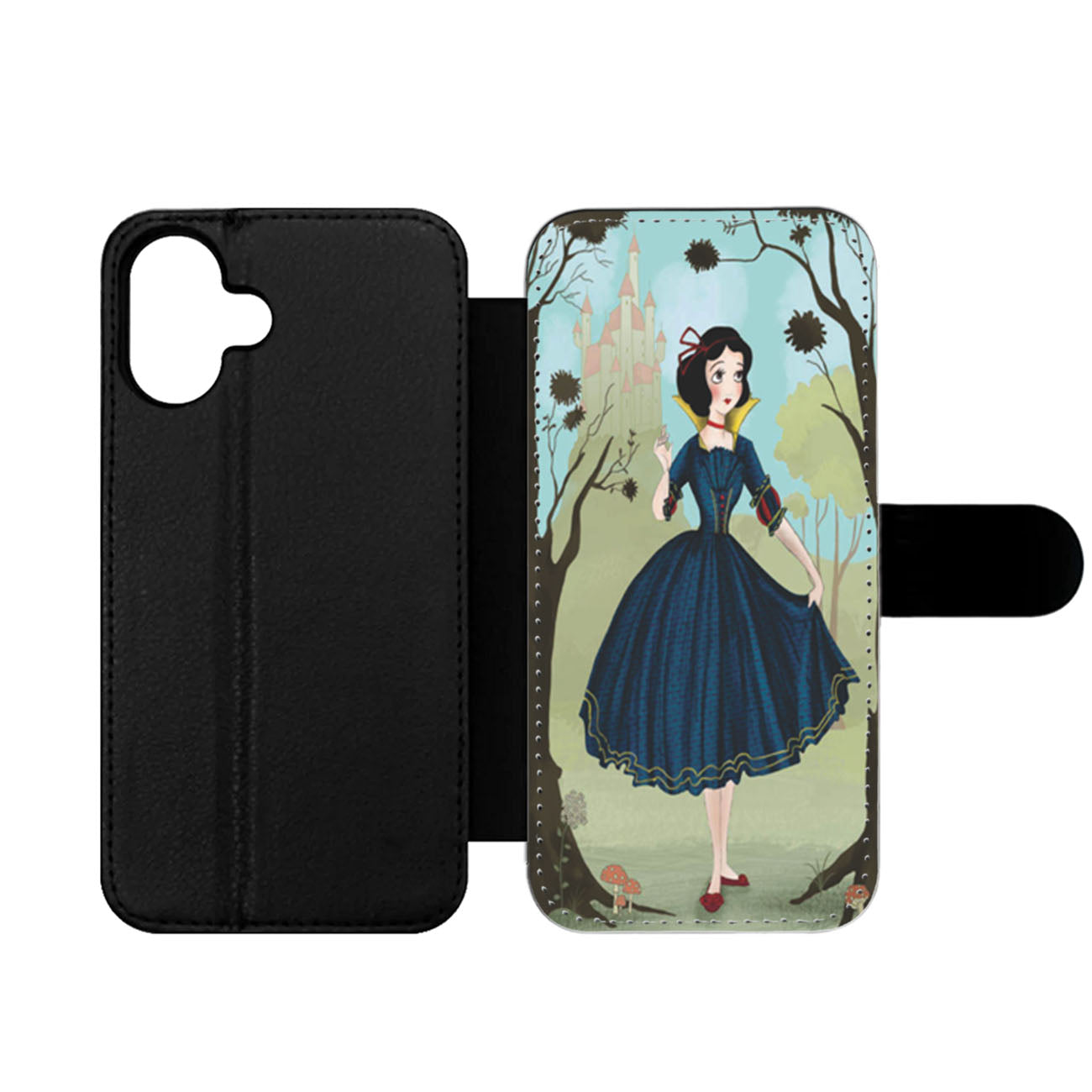 Snow White Forest Wallet iPhone Case