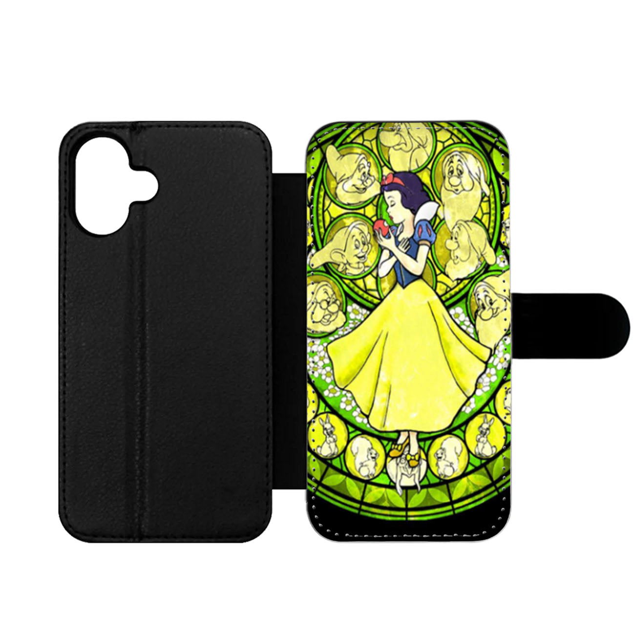 Snow White Stained Glass Wallet iPhone Case