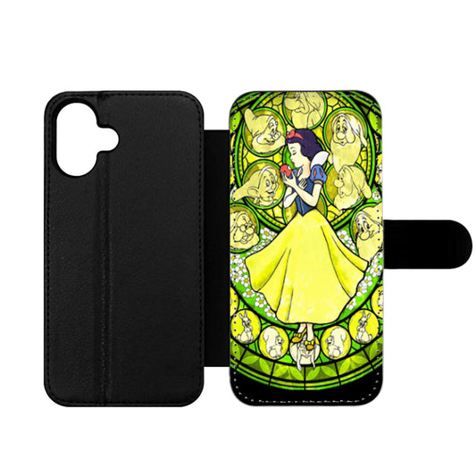 Snow White Stained Glass Wallet iPhone Case