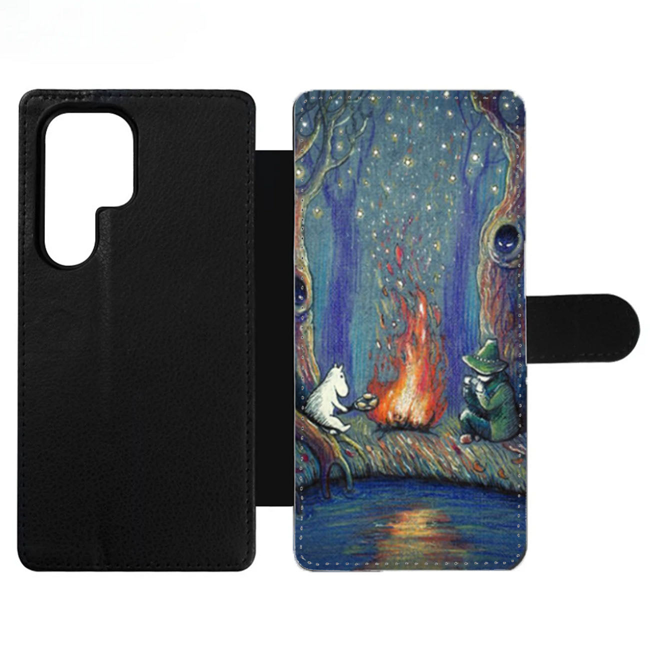 Snufkin and Moomins Night Wallet Samsung Case
