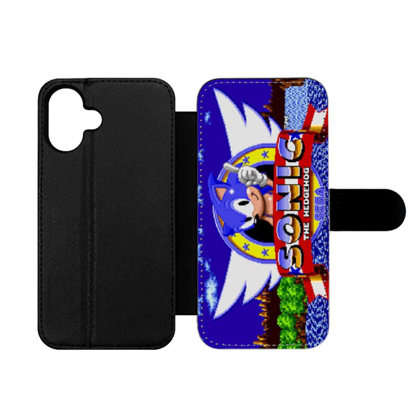 Sonic The Hedgehog Wallet iPhone Case