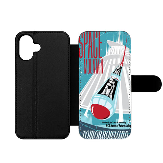Space Mountain Poster Wallet iPhone Case