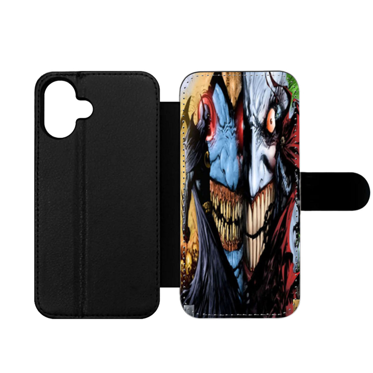 Spawn and Batman Wallet iPhone Case