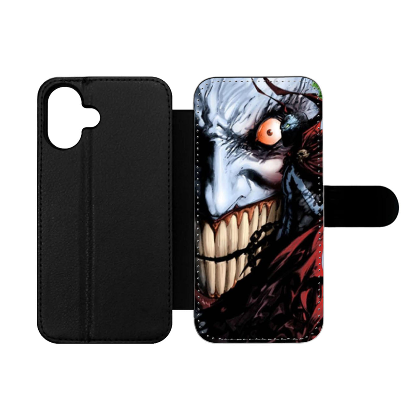 Spawn and Joker Wallet iPhone Case