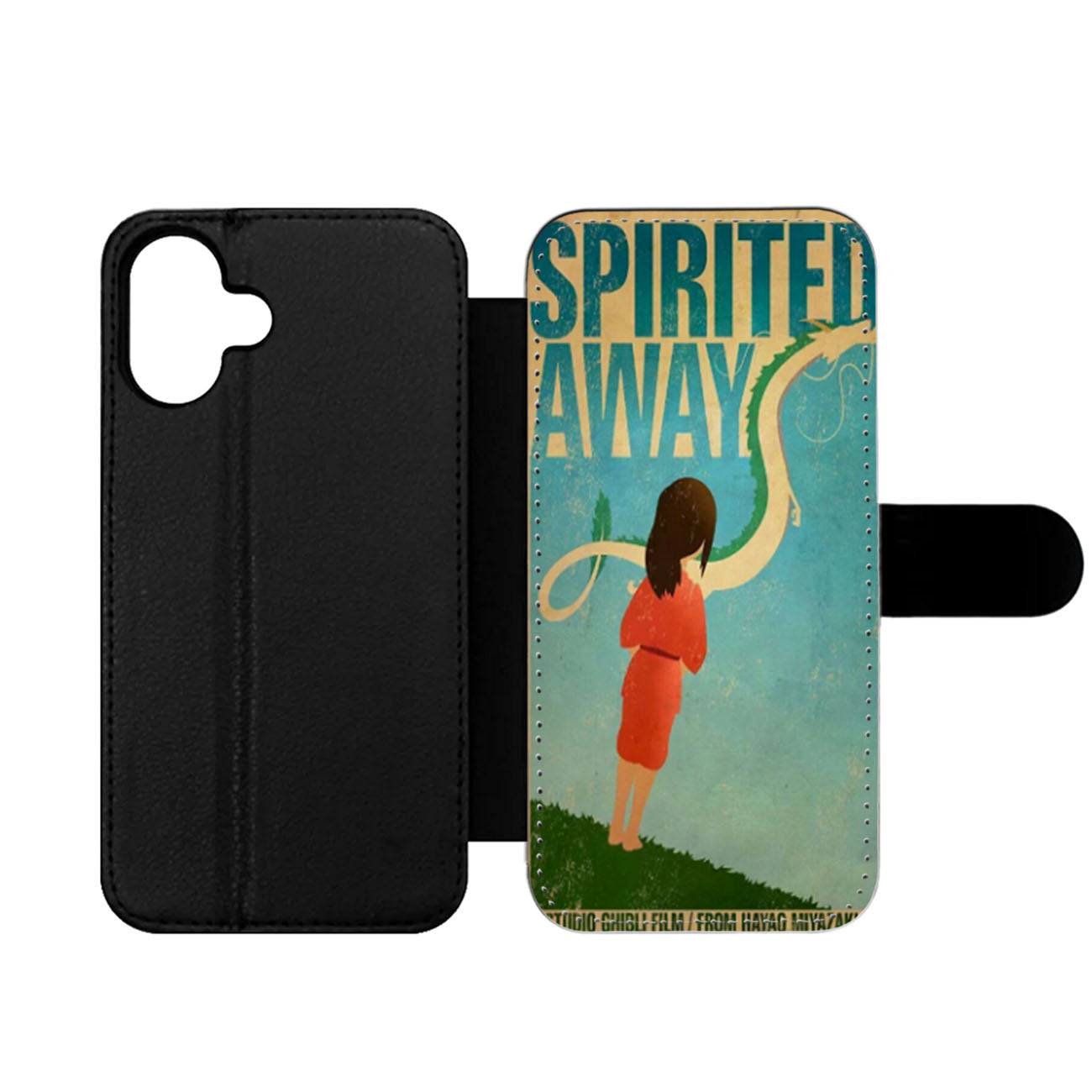 Spirited Away Retro Poster Wallet iPhone Case