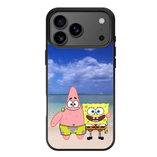 Spongebob And Patrick Summer Beach iPhone 17 Pro Max Case