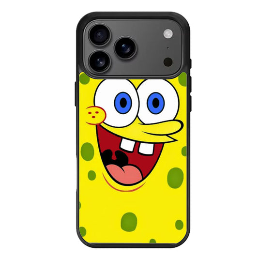 Spongebob Face Yellow iPhone 17 Pro Max Case