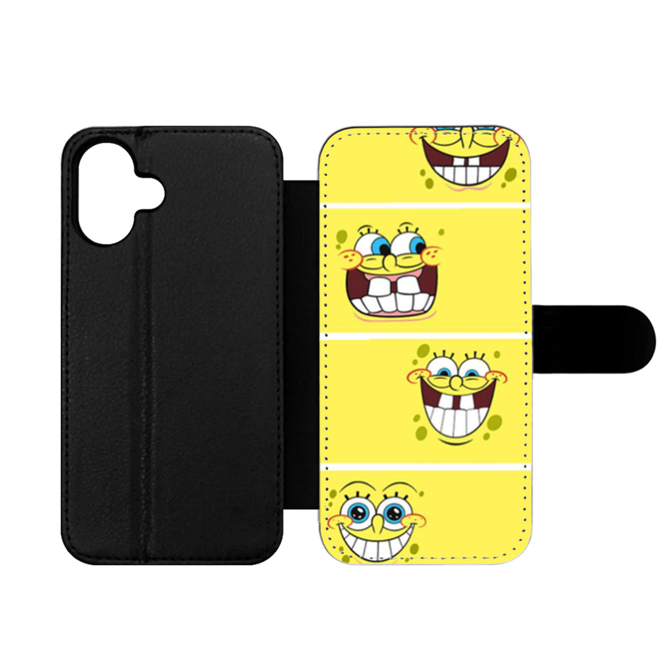 Spongebob Smile Wallet iPhone Case