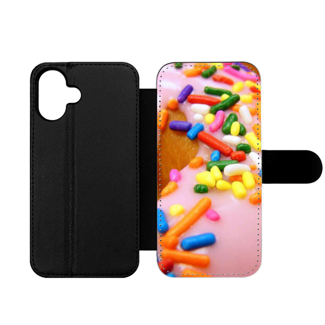Sprinkle Donut Wallet iPhone Case