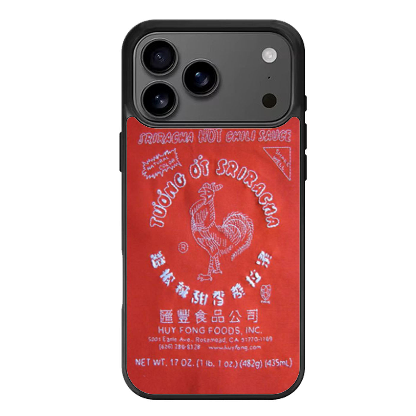 Sriracha Hot Sauce iPhone 17 Pro Max Case