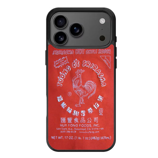 Sriracha Hot Sauce iPhone 17 Pro Max Case