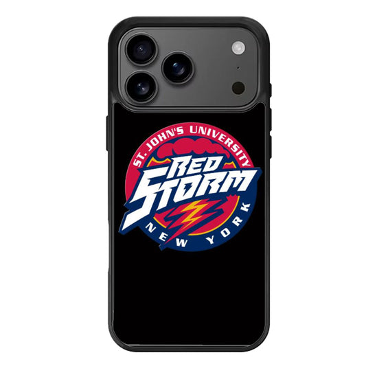 St Johns Red Storm Black iPhone 17 Pro Max Case