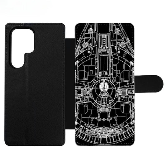 Star Wars Millenium Wallet Samsung Case