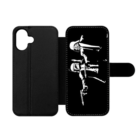 Star Wars Stormtrooper Black Wallet iPhone Case