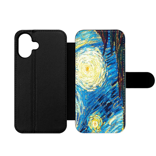 Starry Night Art Wallet iPhone Case