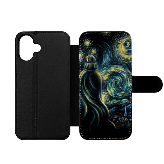 Starry Night Star Wars Darth Vader Wallet iPhone Case