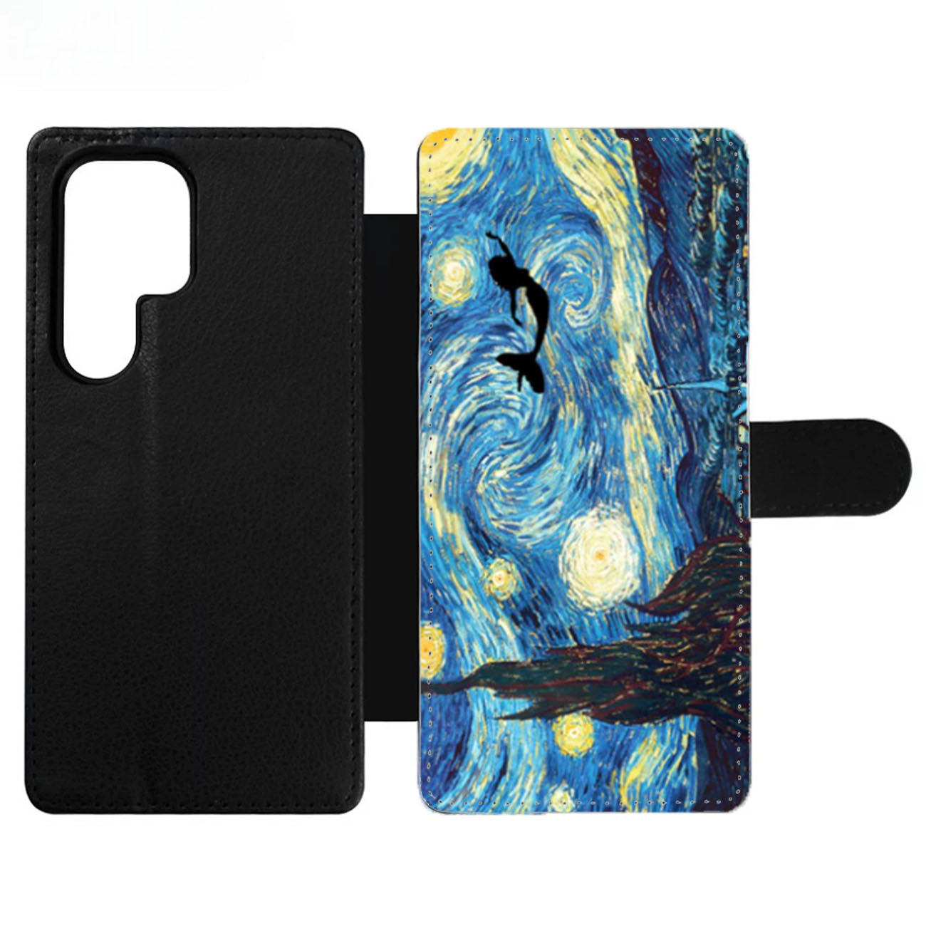 Starry Night and The Mermaid Wallet Samsung Case