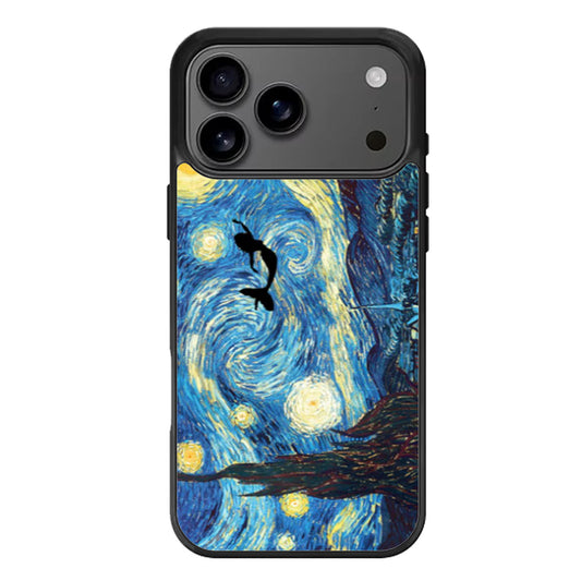 Starry Night and The Mermaid iPhone 17 Pro Max Case