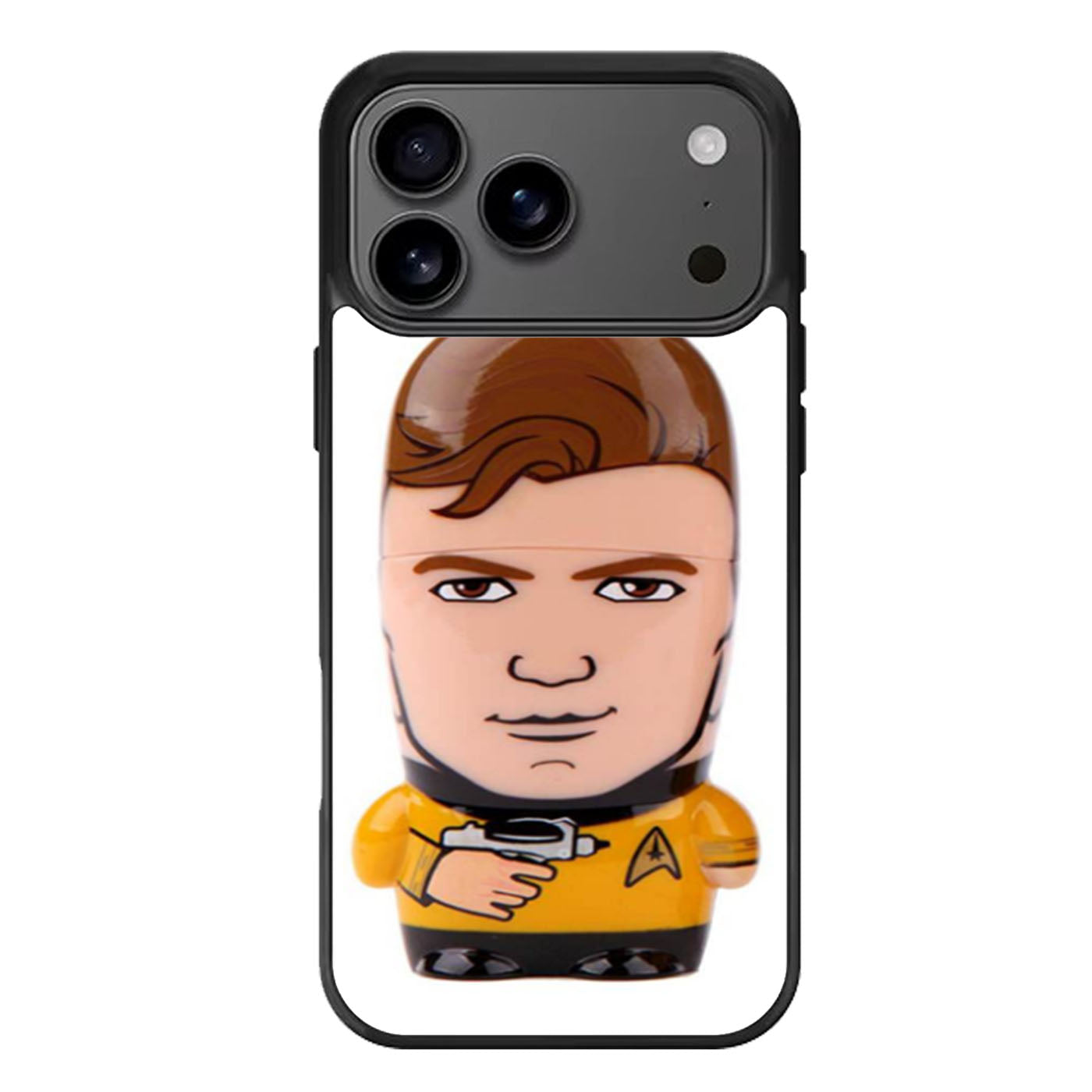 Start Trek Mimobot Captain Kirk iPhone 17 Pro Max Case