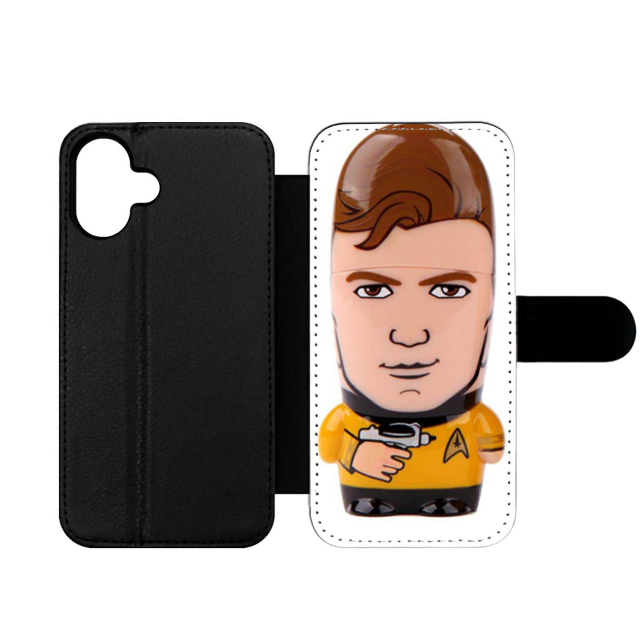 Start Trek Mimobot Captain Kirk Wallet iPhone Case