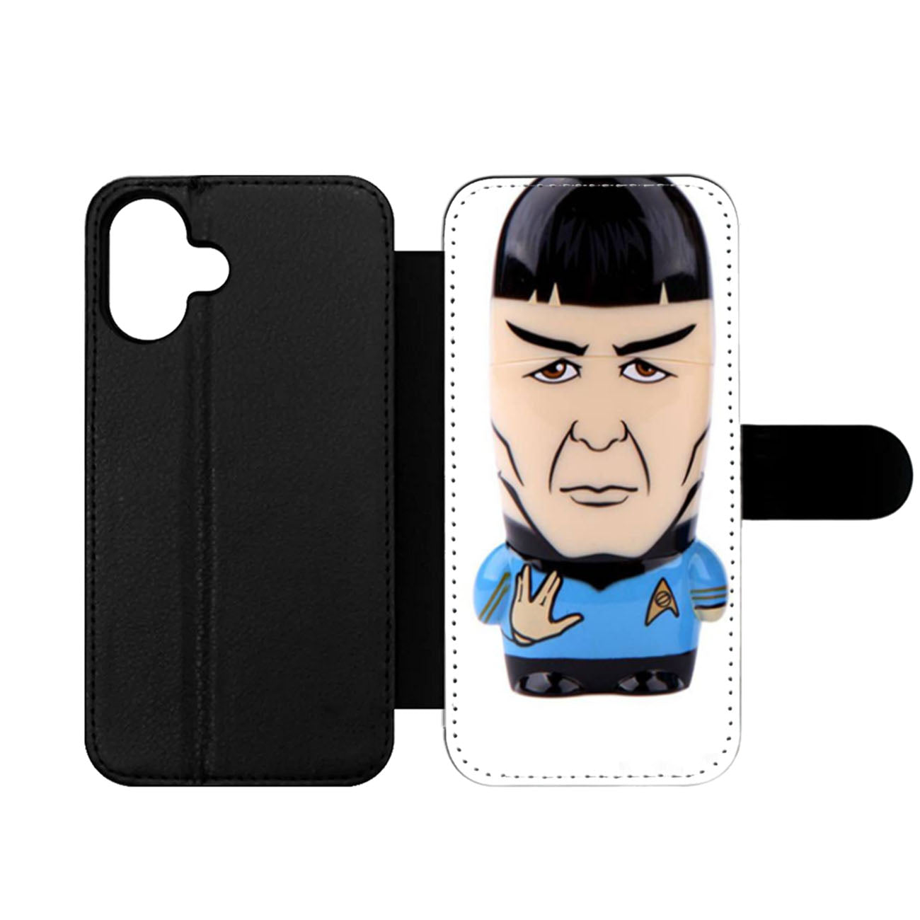 Start Trek Mimobot Spock Wallet iPhone Case