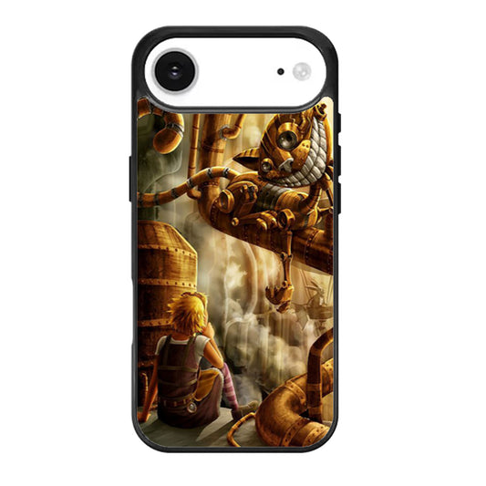 Steampunk Alice and Cheshire Cat iPhone Air Case