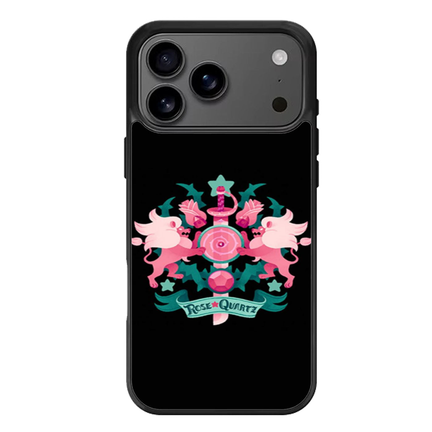 Steven Universe Rose Quartz Lion iPhone 17 Pro Max Case