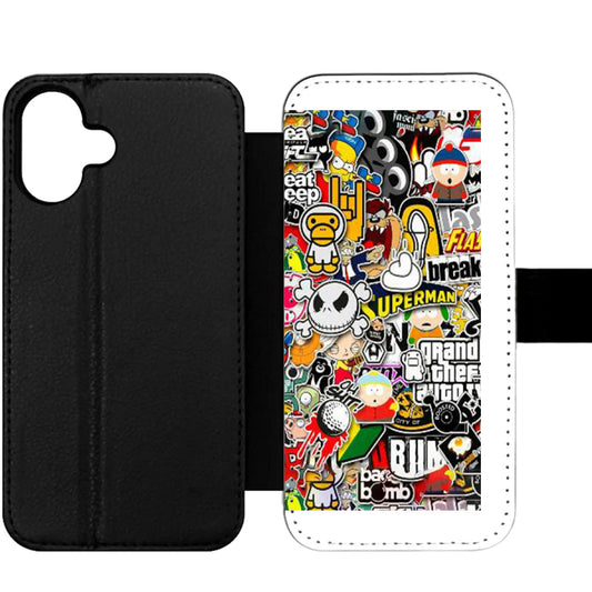Sticker Wallet iPhone Case