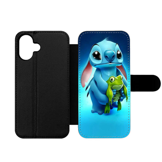 Stitch and Frog Disney Wallet iPhone Case