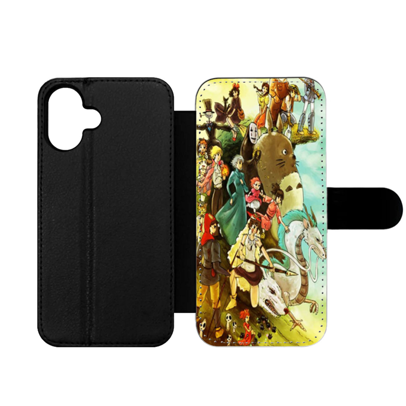 Studio Ghibli Characters Wallet iPhone Case