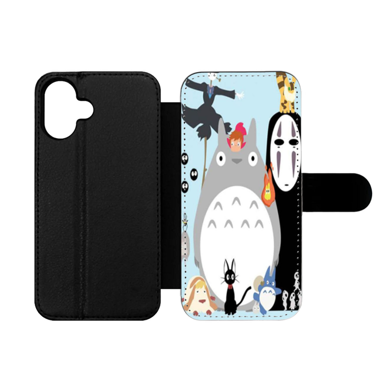 Studio Ghibli Characters Two Wallet iPhone Case