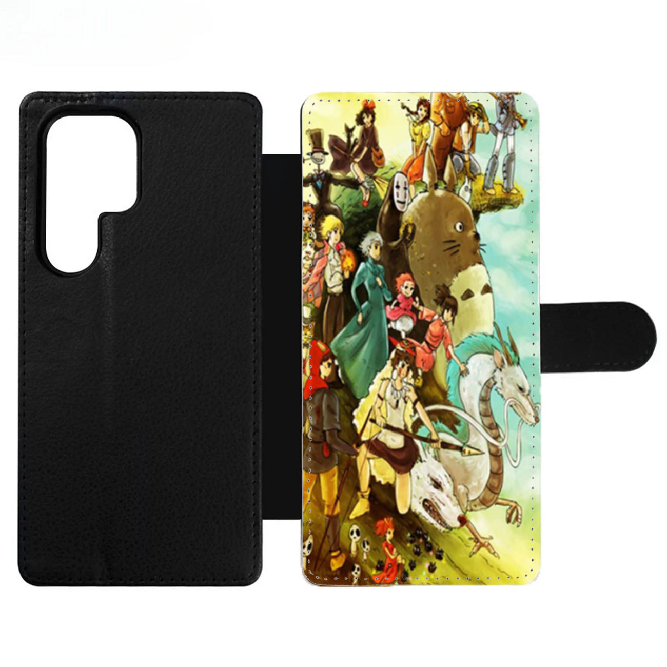 Studio Ghibli Characters Wallet Samsung Case