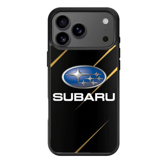 Subaru Logo Metallic iPhone 17 Pro Max Case