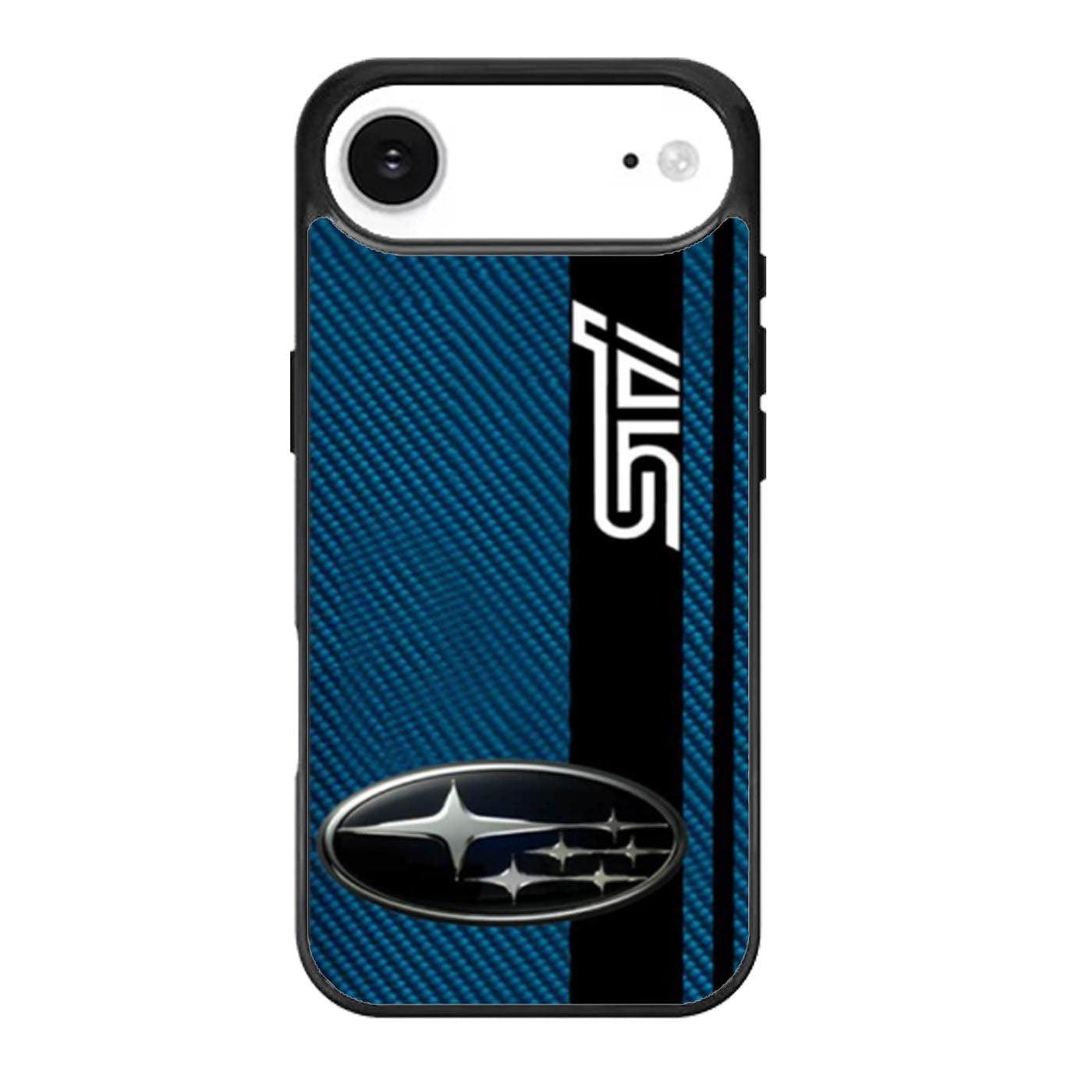 Subaru STI On A Field Of Simulated Blue iPhone Air Case
