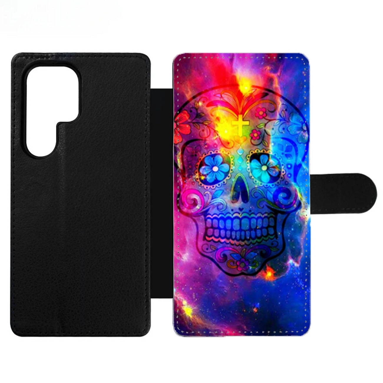 Sugar Skull Day of the Dead Wallet Samsung Case