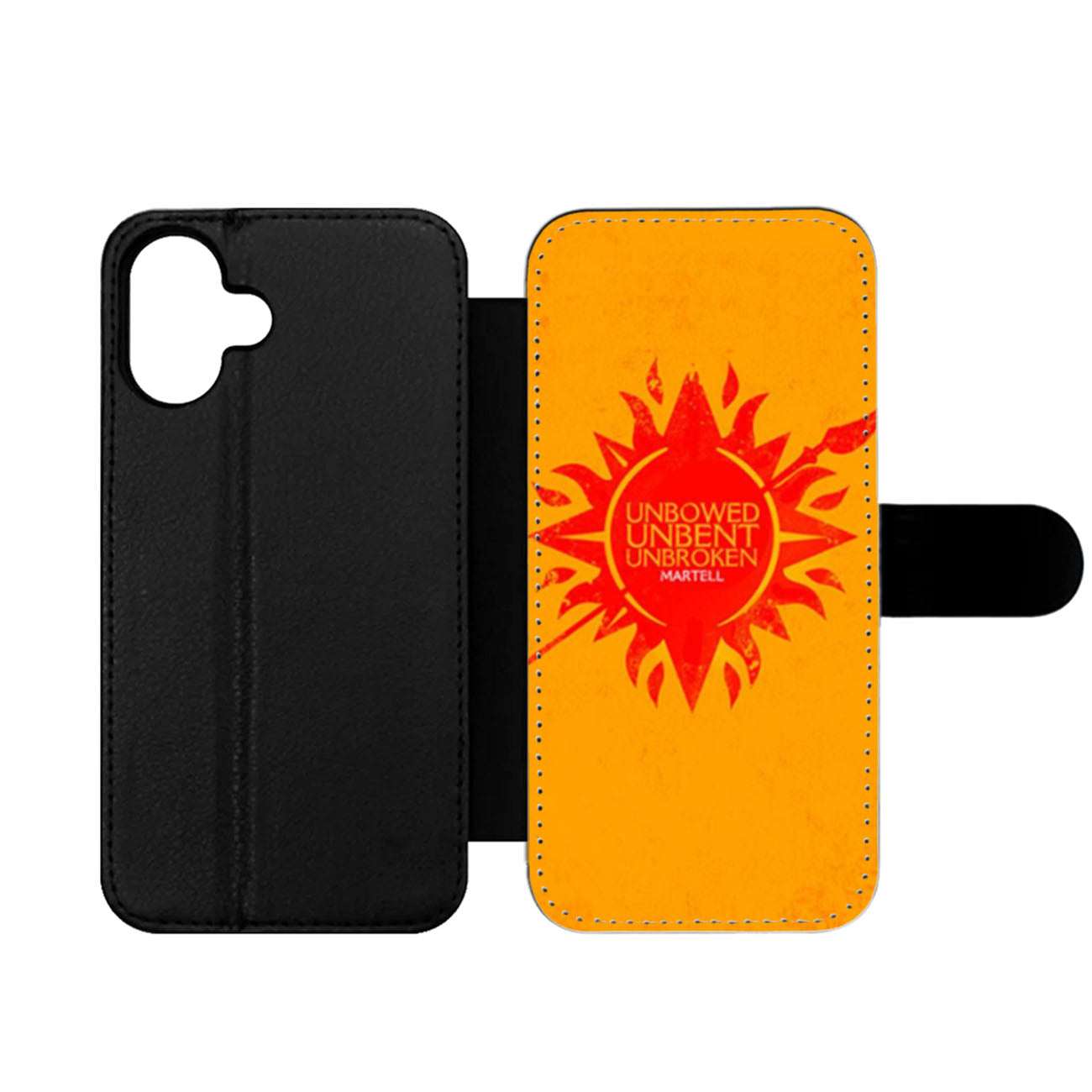 Sun Unbowed Unbent Unbroken Martell Wallet iPhone Case